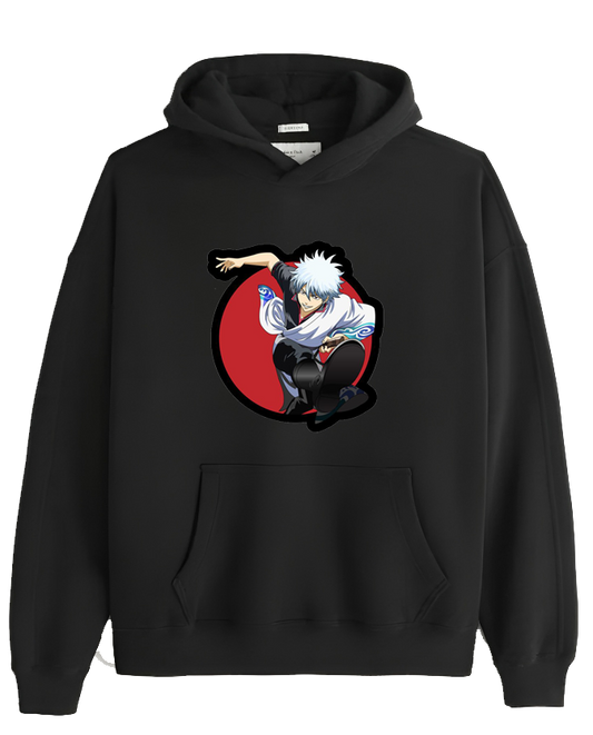 gintama One Size hoodie Black 4