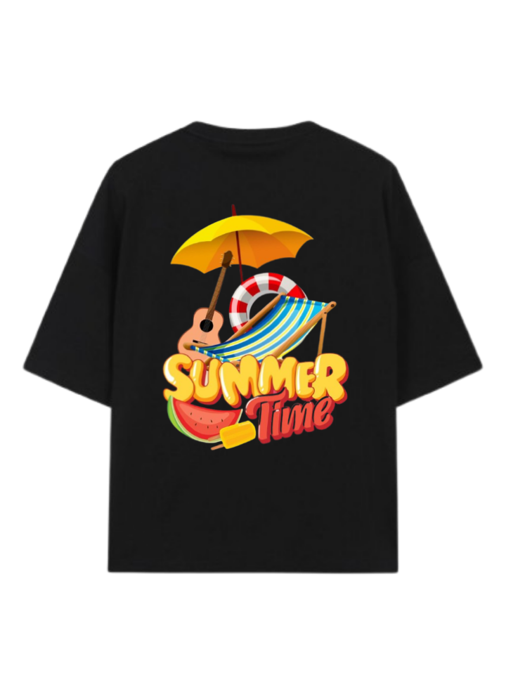 Summer Vibes t- shirt Black Back 50