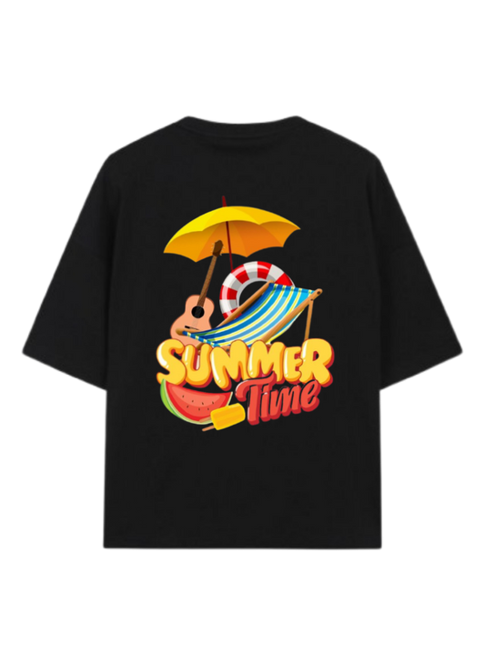 Summer Vibes t- shirt Black Back 50