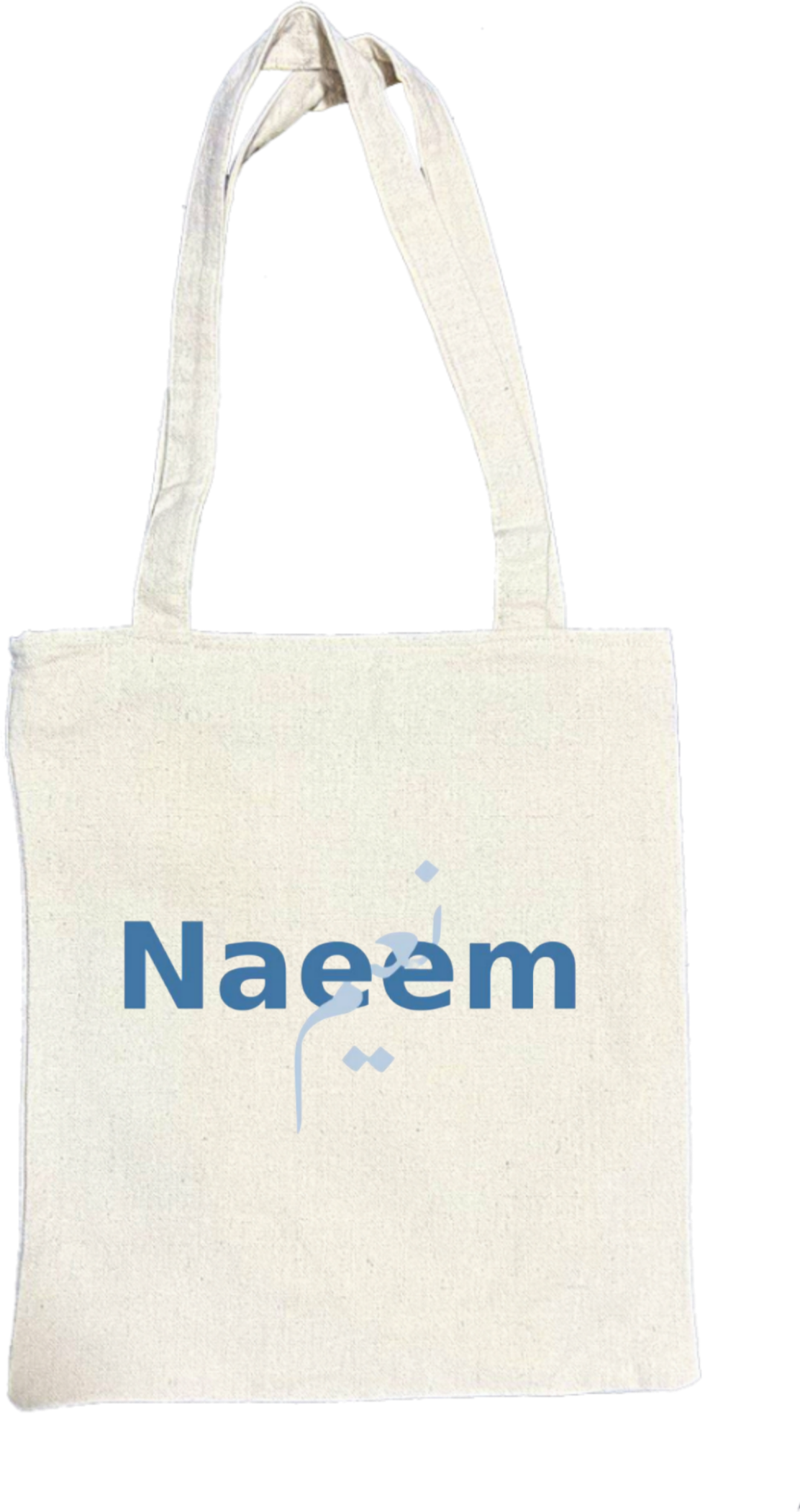 names tote bag beige Naeem 50