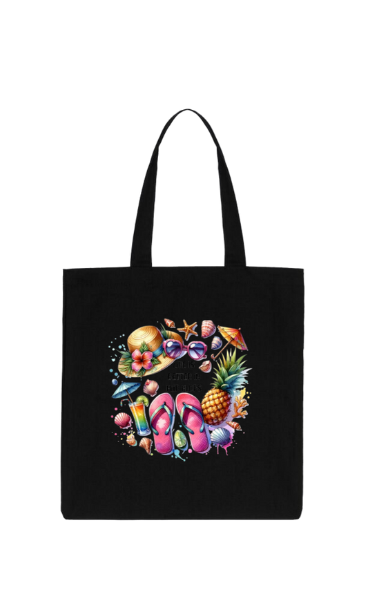 Summer Vibes tote bag Black 50
