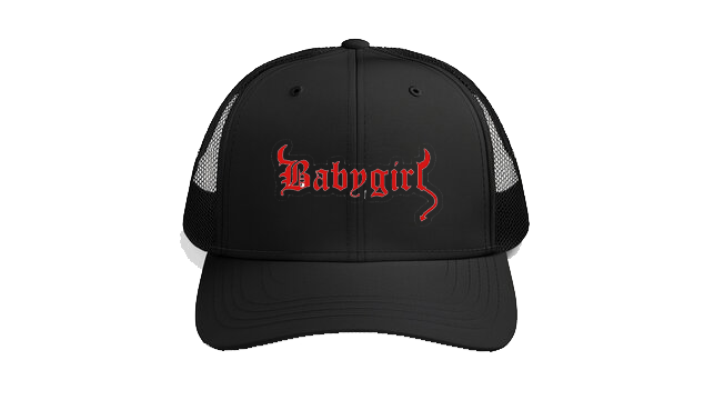 Baseball cap Black Babygirl 97