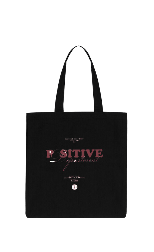 POSITIVE tote bag Black 177