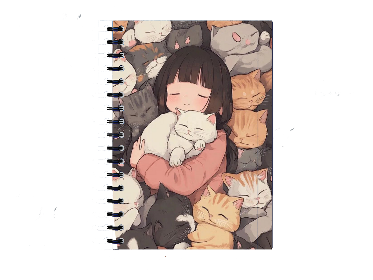 cat anami Notebook A5 3