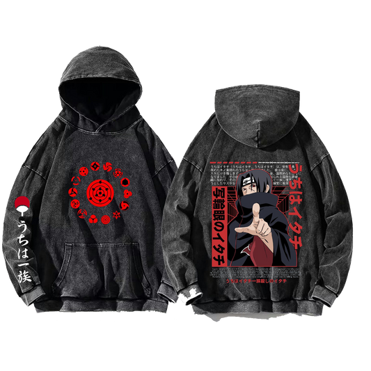 Naruto Shippuden One Size hoodie Washed Back 50