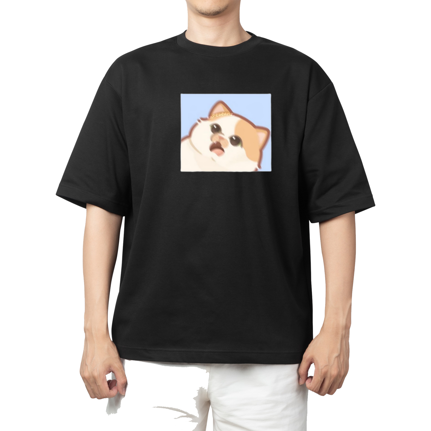 cat One Size t- shirt Black 49