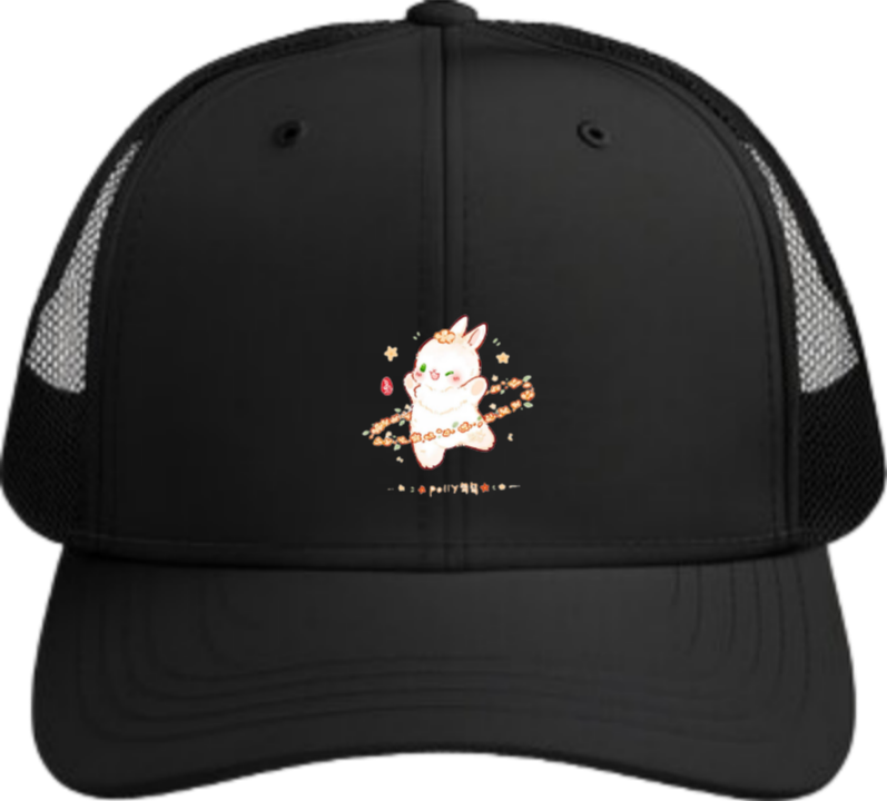 bunny Baseball cap Black 50