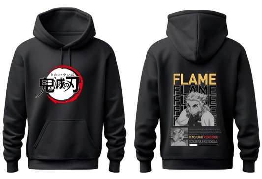 Anime Demon slayer nezuko tanjiro Oversize Hoodie Black 50