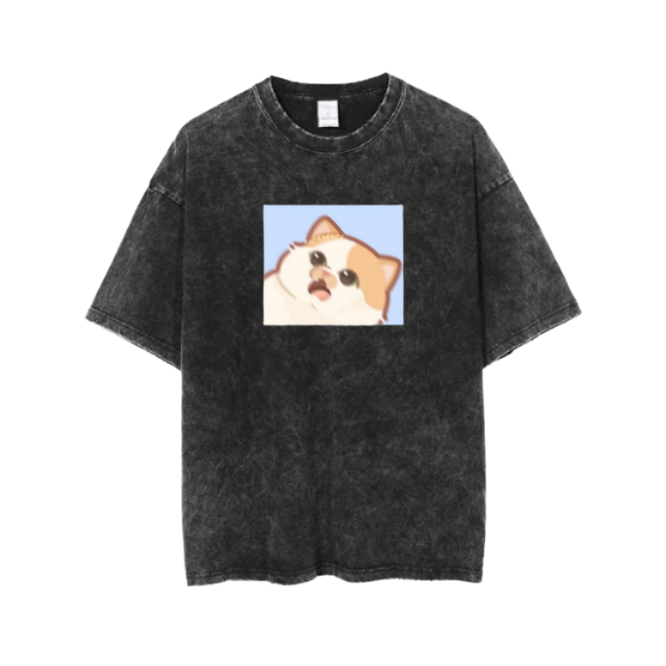 cat One Size t- shirt  Washed 50