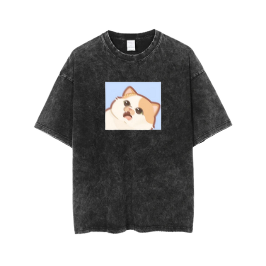 cat One Size t- shirt  Washed 50