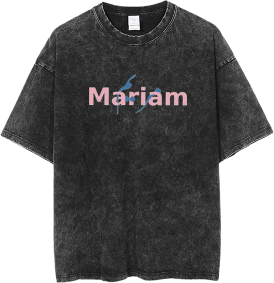names t- shirt One Size Washed Mariam 50