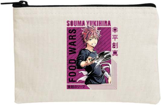 Shokugeki no Soma Sōma Yukihira wallet pencil case Beige 3