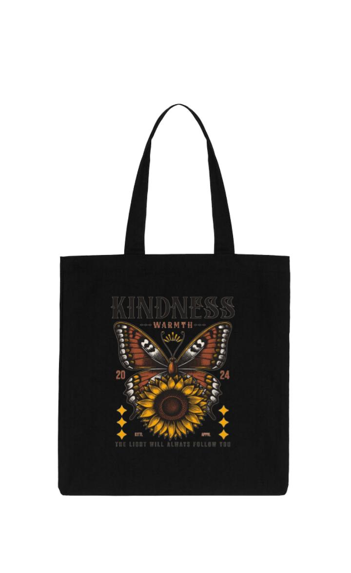 KINDNESS tote bag Black 50