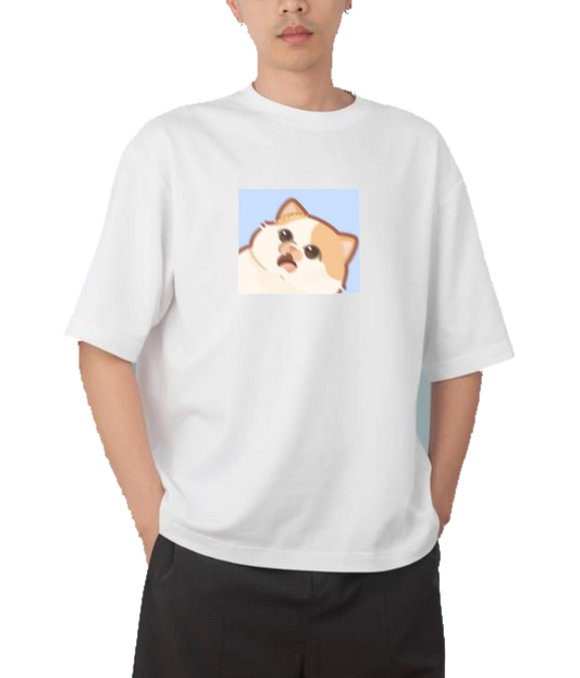 cat One Size t- shirt White 50