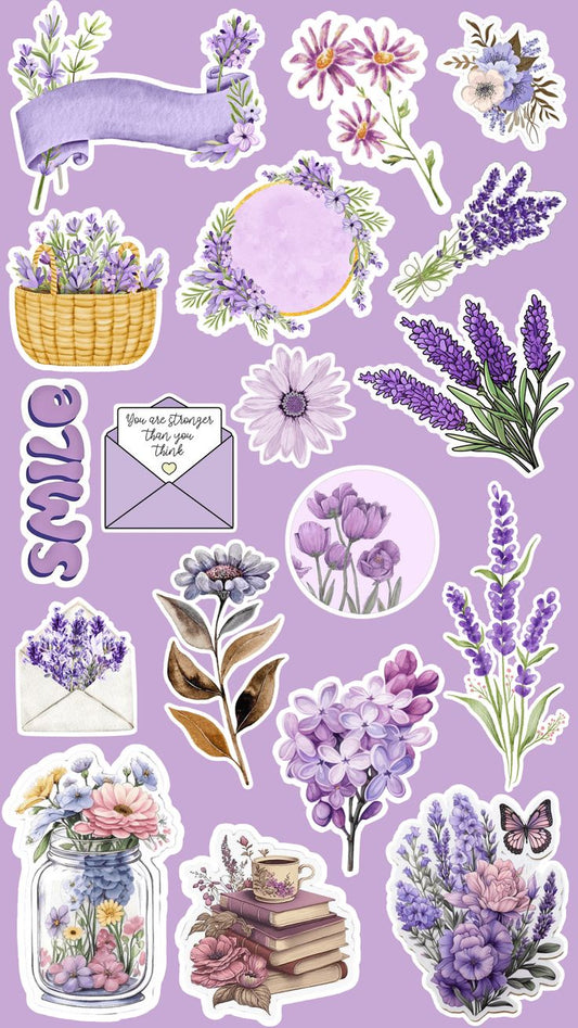 Aesthetic Cute Stickers Pack - Waterproof Vinyl Cartoon Decals for Water Bottles, Laptops, Scrapbooking, Kawaii Stationery Supplies sticker journal sticker