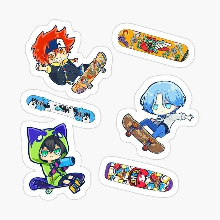 Anime sticker kazuha sk8 Reki Kyan