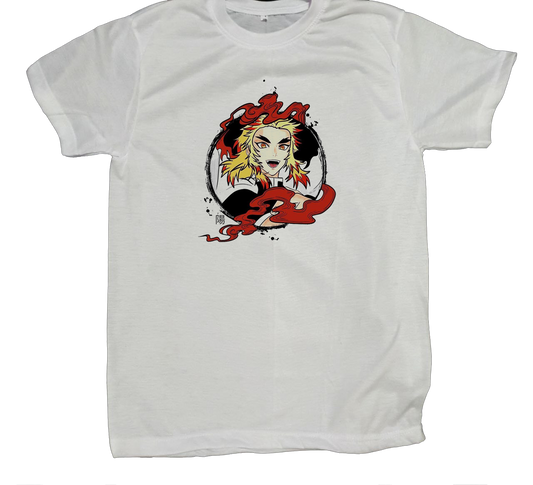 Anime Demon slayer nezuko tanjiro t- shirt fit White 50