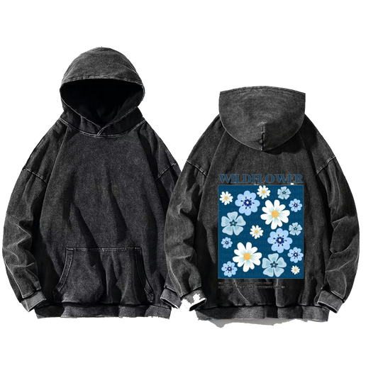 WILDFLOWER One Size hoodie Washed Back 51