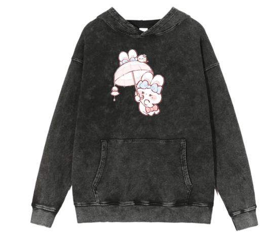bunny Oversize Hoodie Washed 51