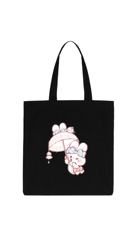 bunny tote bag White 51