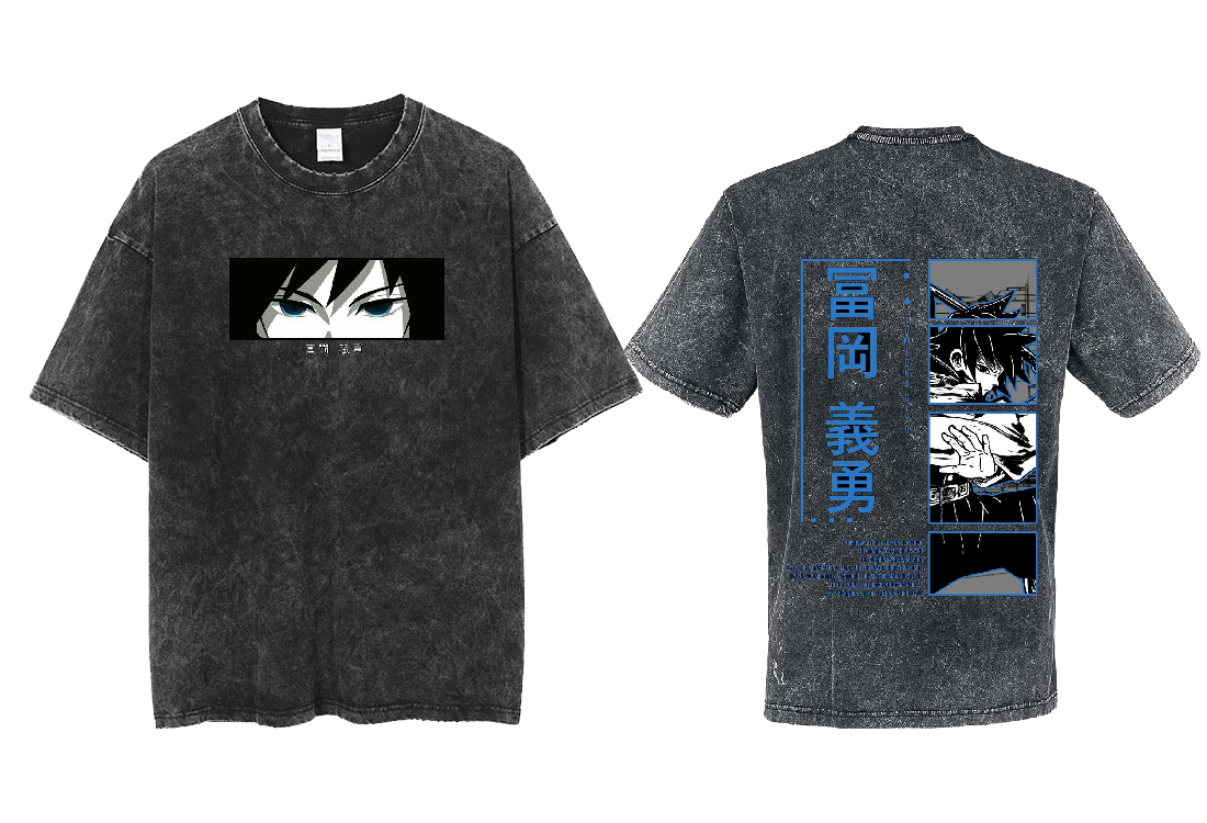 Anime Demon slayer nezuko tanjiro  One Size t- shirt Washed 51