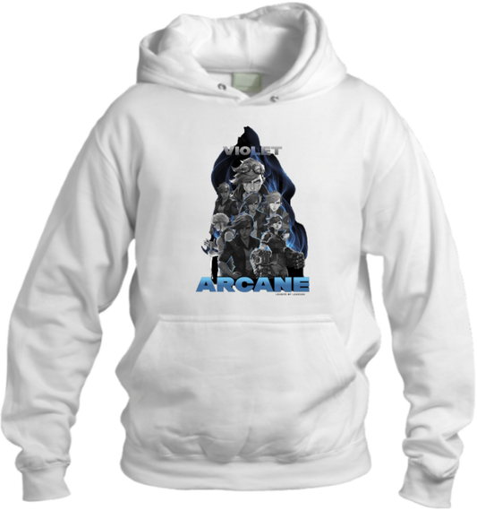 League of Legends Vi Over Size hoodie White 5