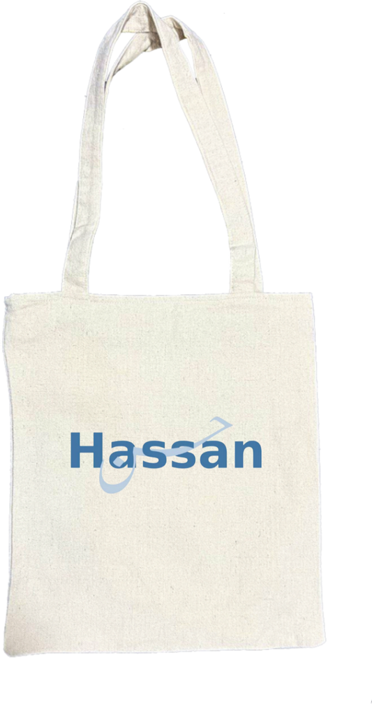 names tote bag beige Hassan 51