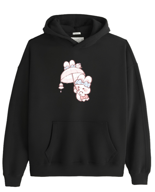 bunny Oversize Hoodie Black 51