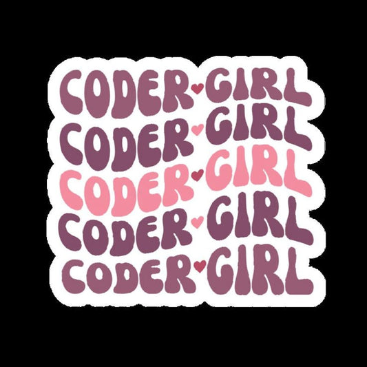 Sticker CODER ♥ GIRL 51