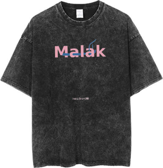 names t- shirt One Size Washed Malak 51