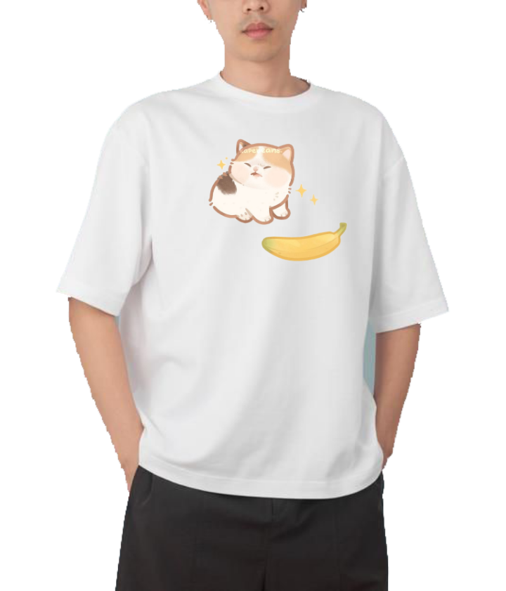 cat One Size t- shirt White 51