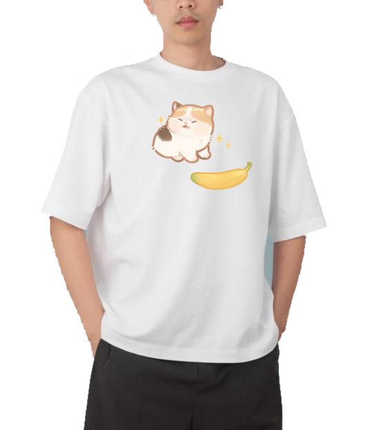 cat One Size t- shirt White 51