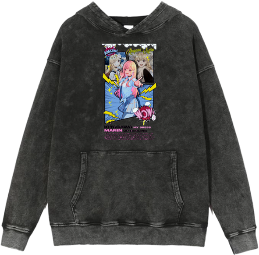 My Dress-Up Darling Over Size hoodie Washed 1
