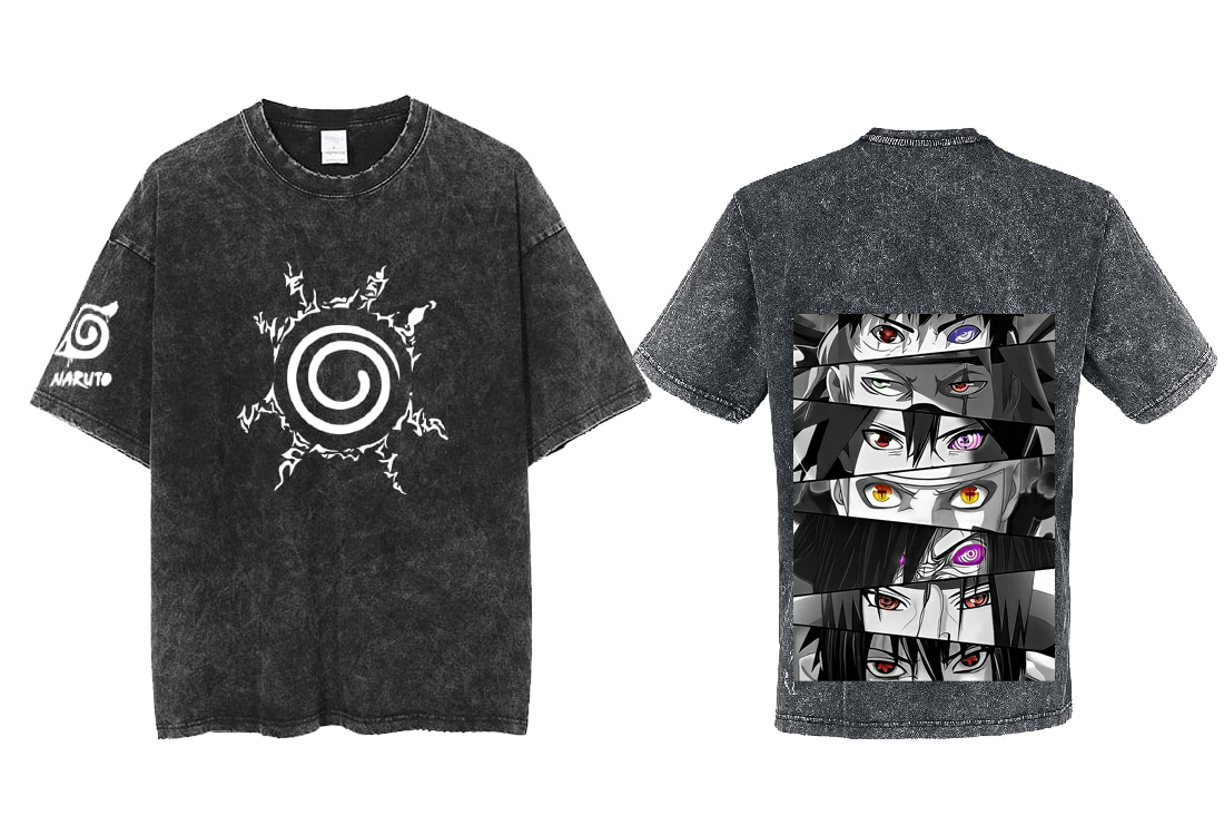 Naruto Shippuden t- shirt One Size Washed Back 51
