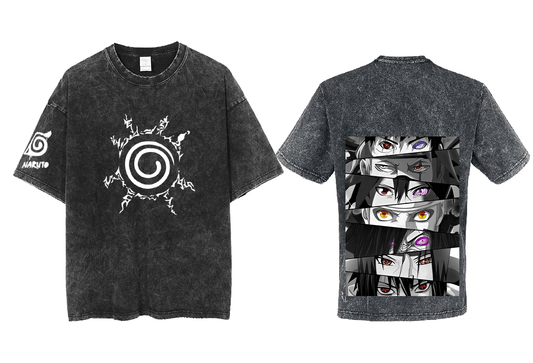 Naruto Shippuden t- shirt One Size Washed Back 51