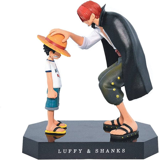 18cm One Piece Anime Figure Four Emperors Shanks Straw Hat Luffy Action Figure One Piece Sabo Ace Sanji Roronoa Zoro Figurine