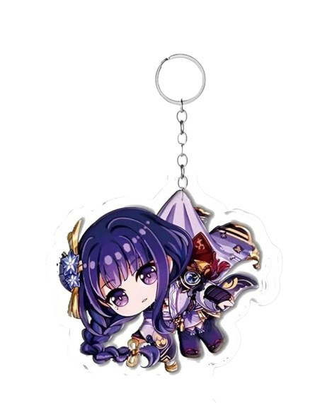 Keychain genshin impact Raiden Shogun  4