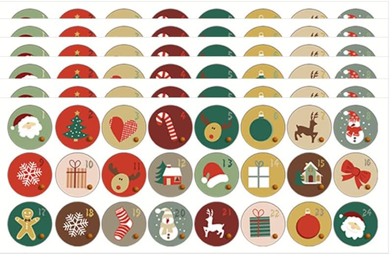 Christmas Stickers, 423 PCS Stickers for Crafts Scrapbooking, Water Bottles,