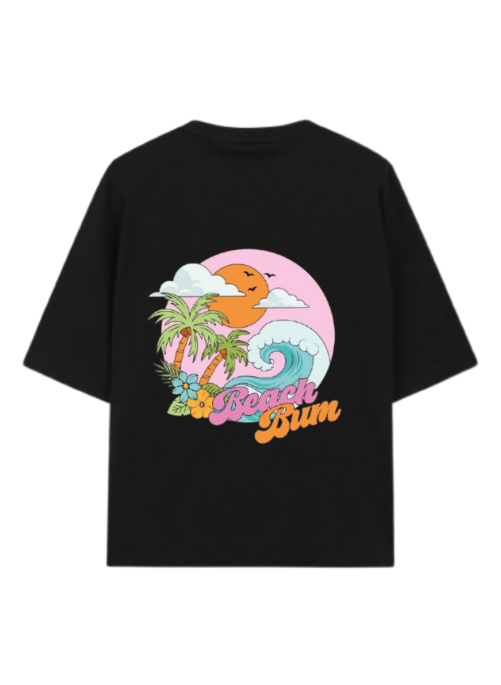 Summer Vibes t- shirt Black Back 52