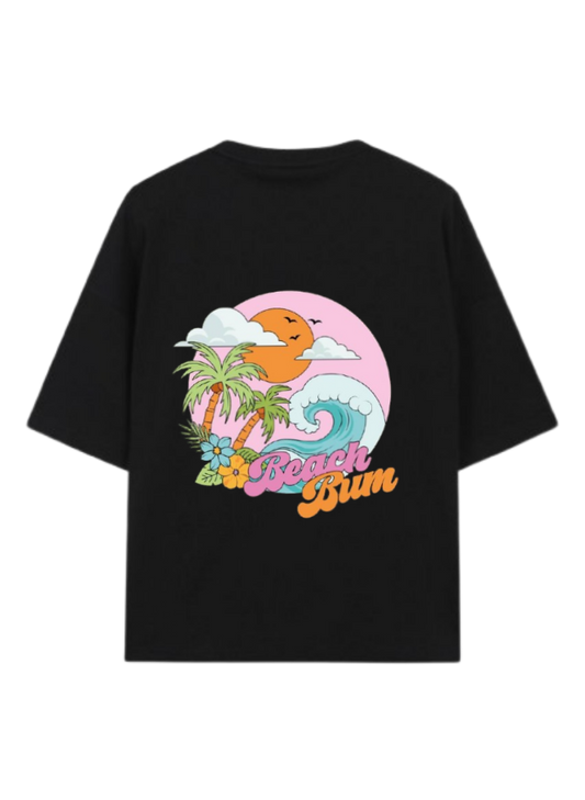 Summer Vibes t- shirt Black Back 52