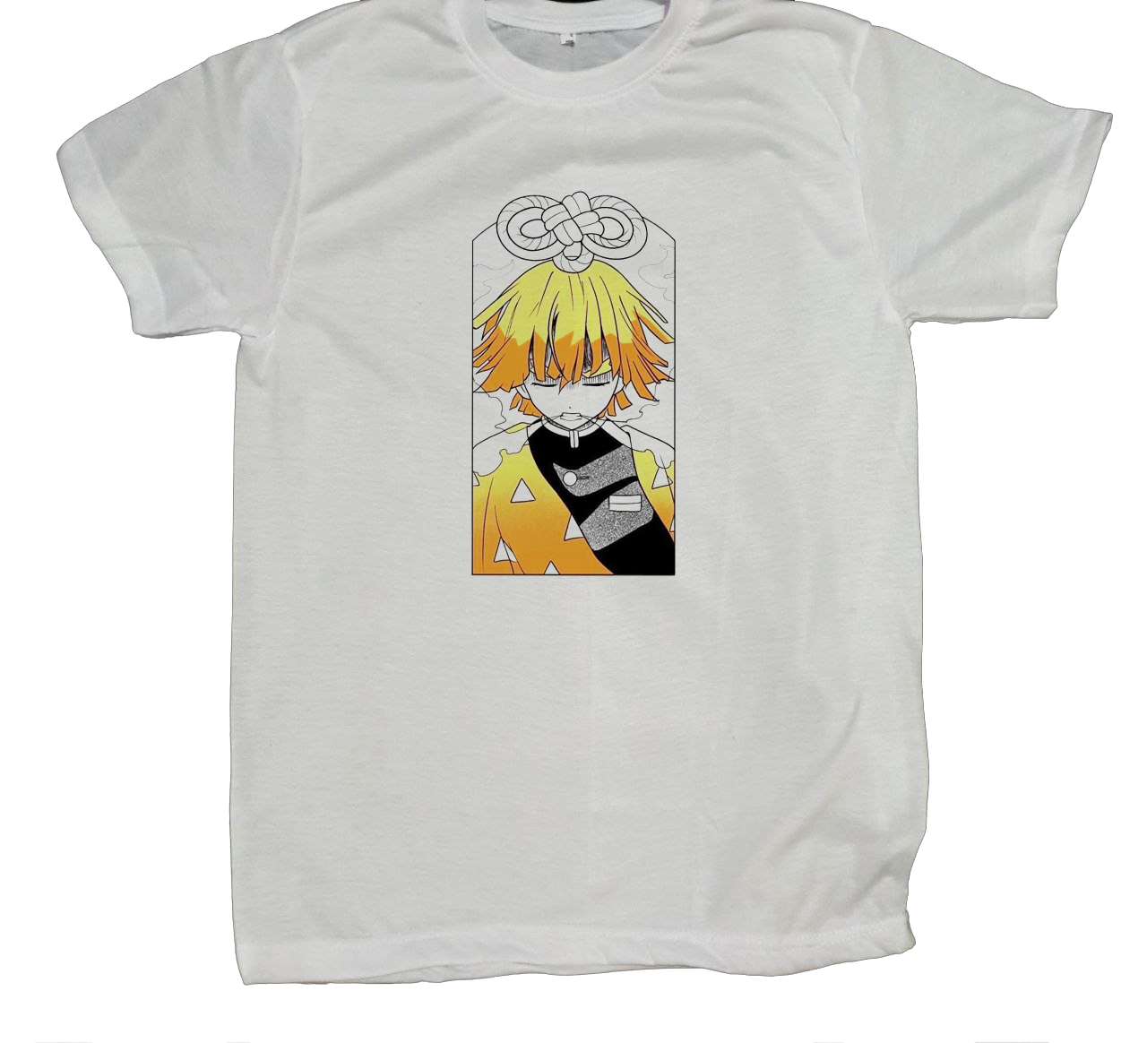 Anime Demon slayer nezuko tanjiro t- shirt fit White 51