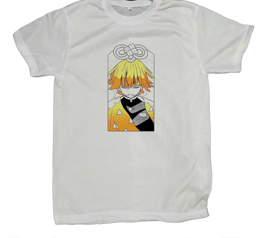 Anime Demon slayer nezuko tanjiro t- shirt fit White 51