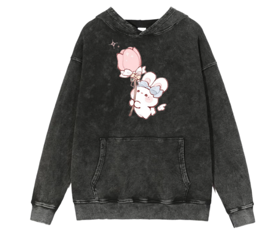 bunny Oversize Hoodie Washed 52