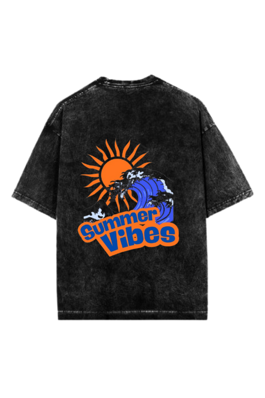 Summer Vibes One Size t- shirt Washed Back 52