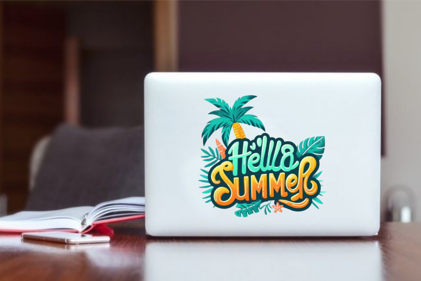 Summer Vibes Laptop Sticker 52