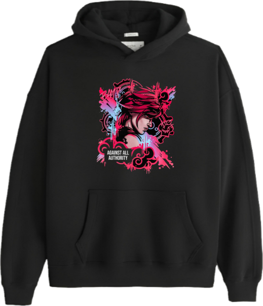 League of Legends Jinx Over Size hoodie Black 8