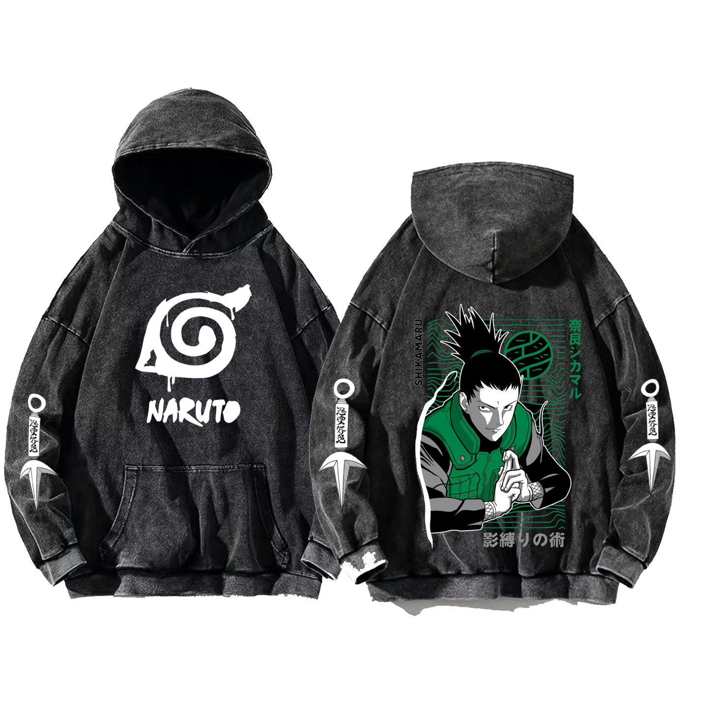 Naruto Shippuden One Size hoodie Washed Back 52