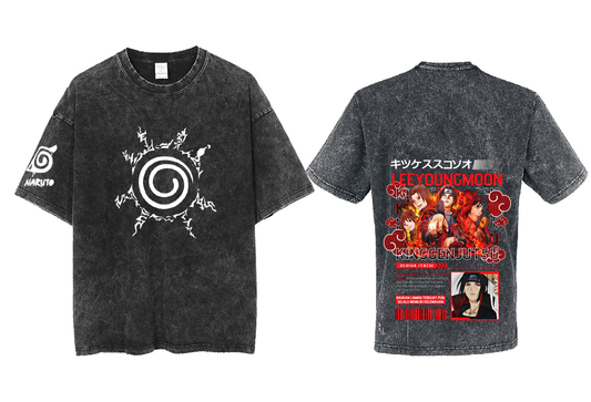 Naruto Shippuden t- shirt One Size Washed Back 52