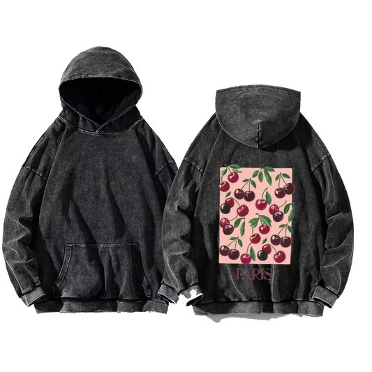 PARIS One Size hoodie Washed Back 52