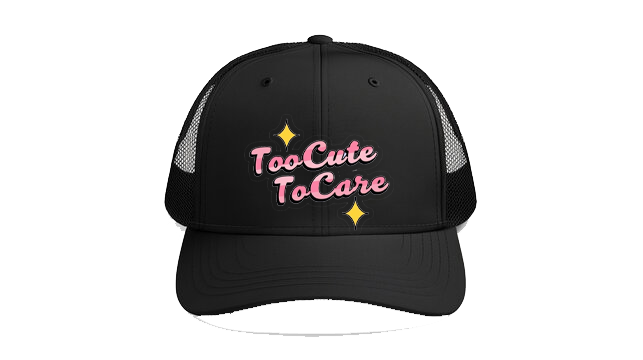 Baseball cap Black Too Cute To Care 99